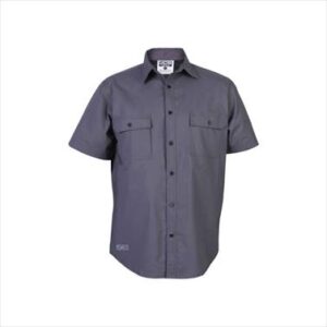 WORK SHIRT VENTED GRAPHITE GREY JCB SIZE 2XL SLIMFIT