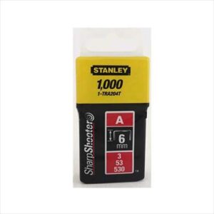 STAPLES STANLEY 6MM L/DUTY PKT1000 1-TRA204T