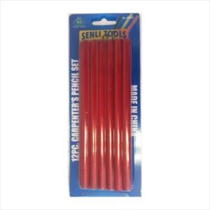 PENCIL CARPENTERS BOX OF 12 BLACK BDT077