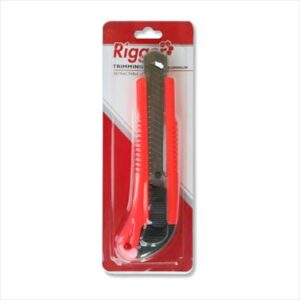KNIFE SNAP OFF BLADE PLASTIC 18MM RIGGER