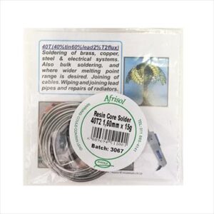 SOLDER RESIN CORE 40T CARD 15GR