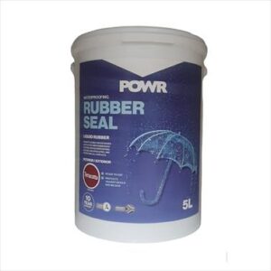 RUBBER SEAL WATERPROOF COATING TERRACOTTA  5 LTR POWR