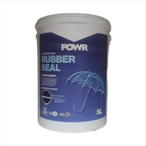 RUBBER SEAL WATERPROOF COATING CHARCOAL  5LTR POWR