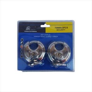 LOCK DISCUS 2 PIECE SET KEY ALIKE AD702