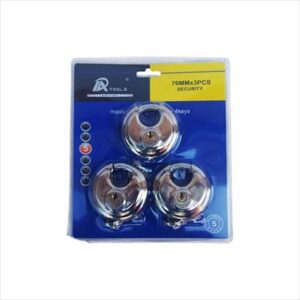 LOCK DISCUS 3 PIECE SET KEY ALIKE AD703