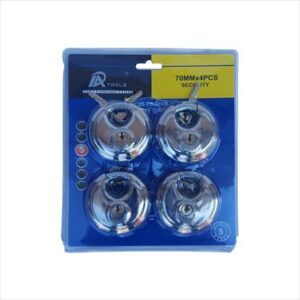 LOCK DISCUS 4 PIECE SET KEY ALIKE AD704