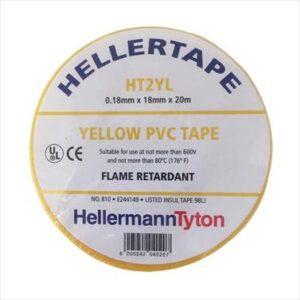 INSULATION TAPE PVC FLAME RETARD 20MT YELLOW