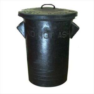 REFUSE BIN RUBBER 85LTR C/W LID PACK 5 COLLECT